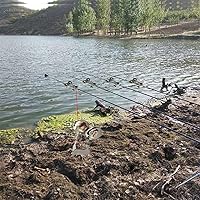 Vista 6 de 5 campanas de remache con abrazadera de hierro, alarma de pesca, alarma de caña de pescar de noche de mar.