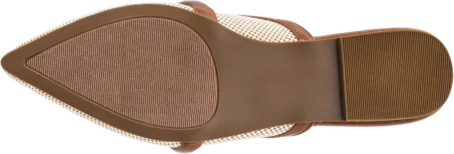 Corkys Footwear Hey Girl Womens Tip Included Pointed Toe Mule - Slip On Flat Dress Shoe - Dainty Bow with Metal Accents - Cushioned Insole - Chic Comfortable Work Office Style