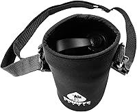 Vista 6 de Giraffe Bottle Sistema de hidratación Journey, botella Tritan transparente, 36 pulgadas / 36.2 in Journey Straw con portador de botellas de neopreno