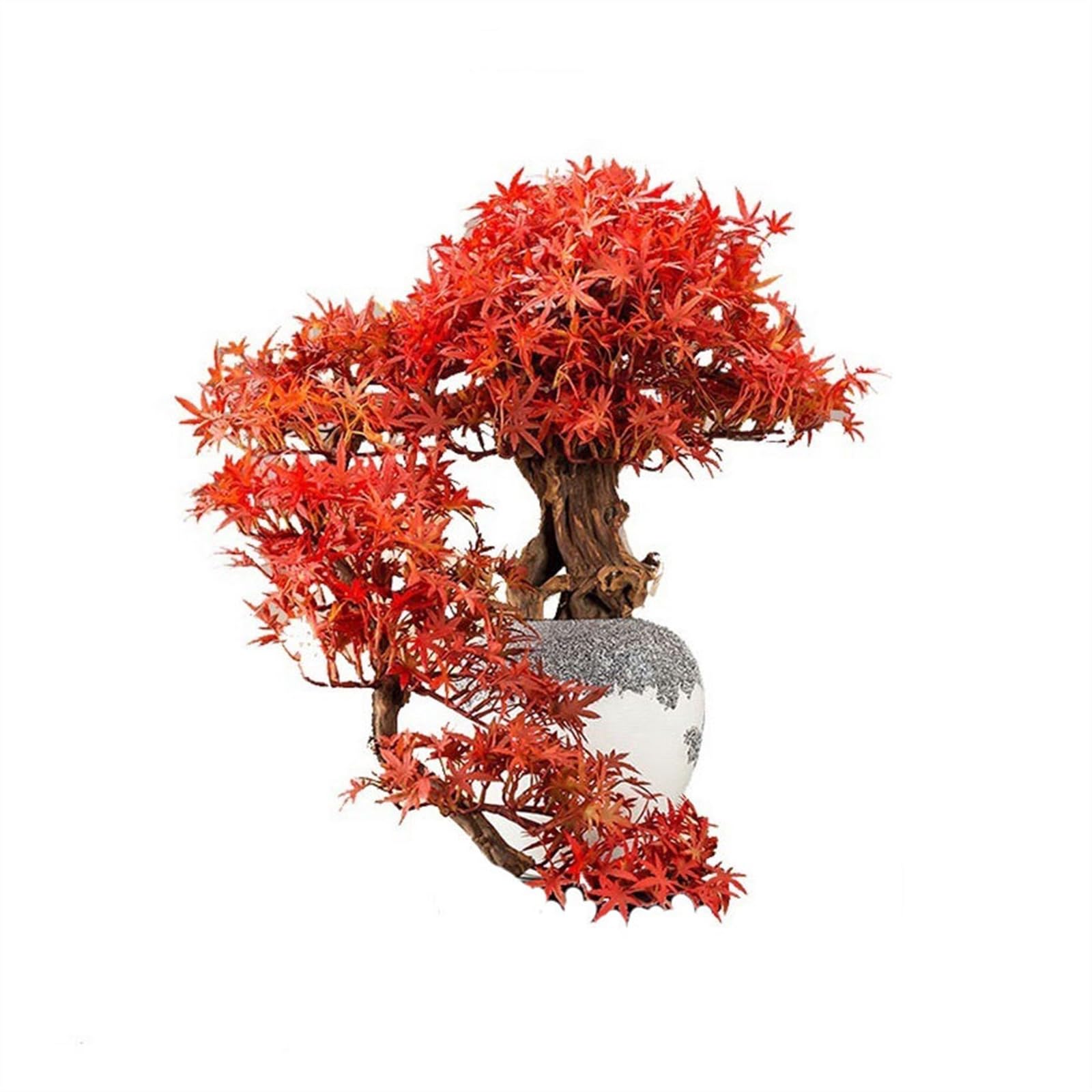 HCZKIUJY Bonsai Feng Shui Ornaments Greenery Landscaping Fake Tree Bonsai Desktop High-grade Simulation Tree Decorations Plant