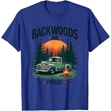 Backwoods and Proud Men's Country Design T-Shirt