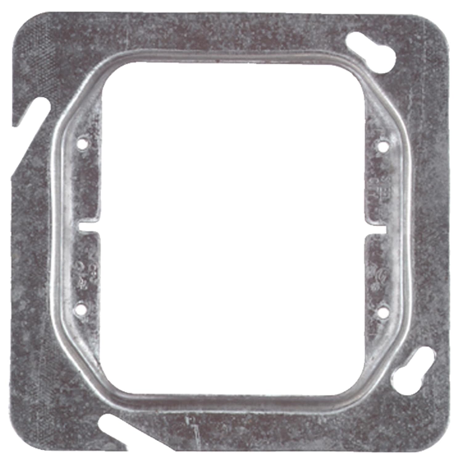 Steel City 72C17 Device Cover, Square, Raised, 4-11/16-Inch, Galvanized, 25-Pack