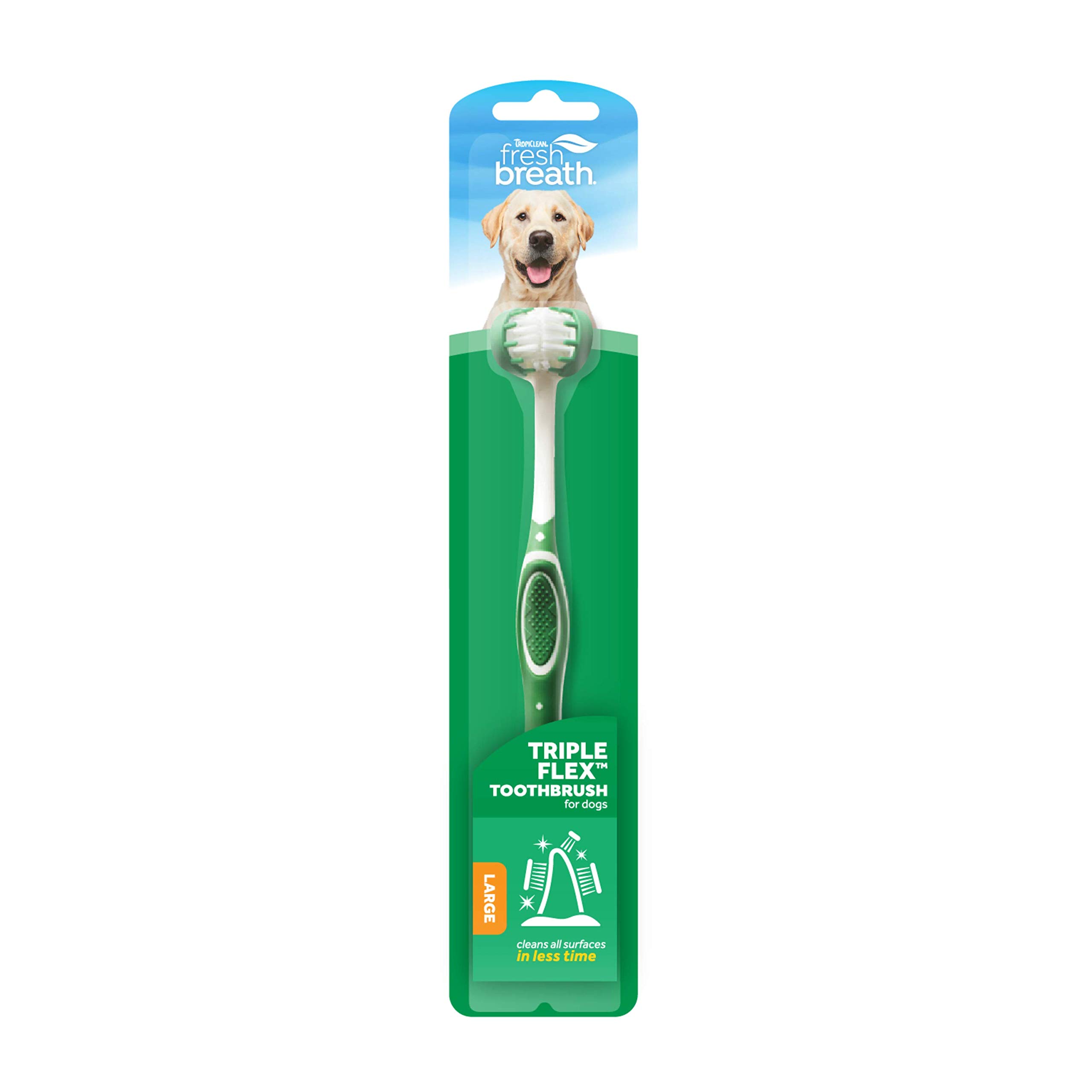 TropiCleanTriple Flex Toothbrush For Dogs