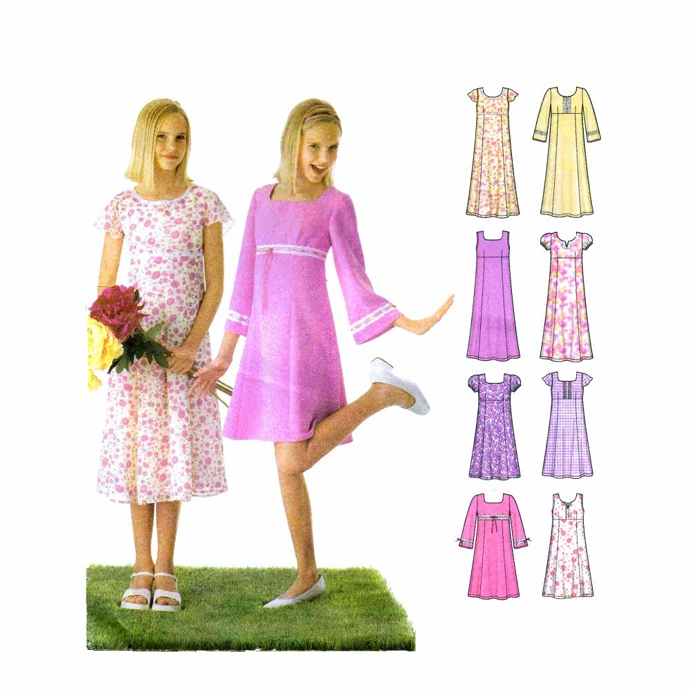 Pull Robe pour filles Simplicit 5645 idéal pour l'école et les sorties en taille BB