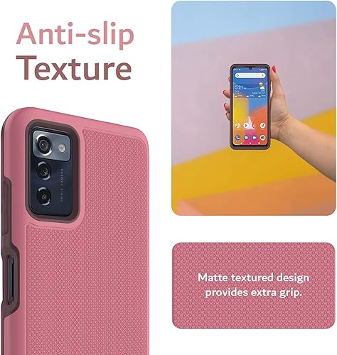 Vista 23 de TUDIA MergeGrip - Funda protectora delgada de doble capa para ZMAX 5G 2022, a prueba de golpes, de grado militar, delgada, de doble capa, para ZMAX