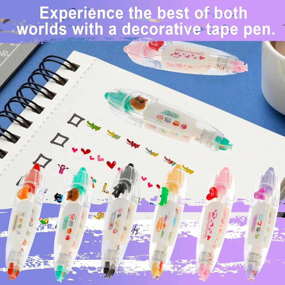 Amazon.com: 6Pcs Pocket Tape Pen, Lace Correction Tape Pen