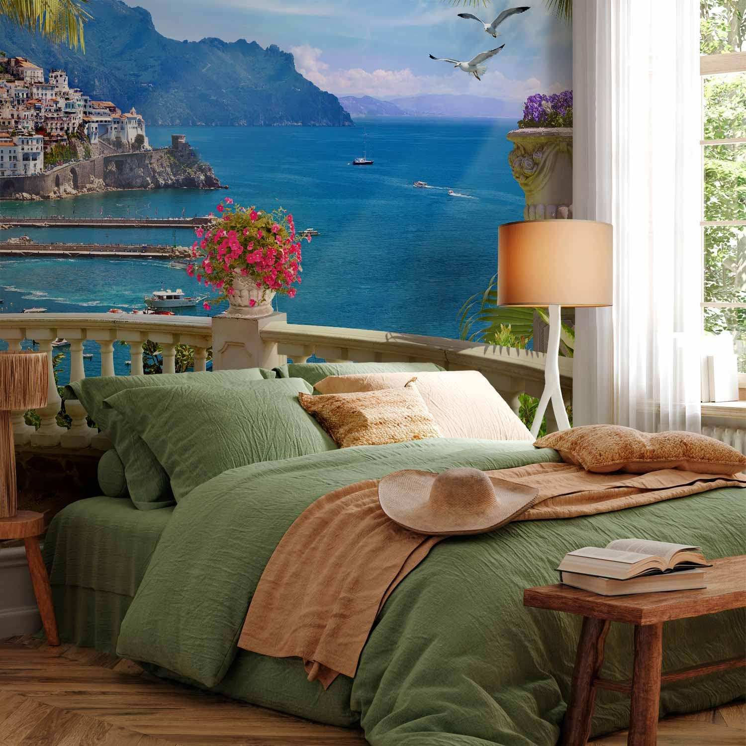 murando - Carta da Parati Moderna per Cameretta, Mare, 200x140 cm | Fotomurali in TNT, Decorazione da Muro XXL, Carte da Parati Moderne, Italia, Produzione Europea
