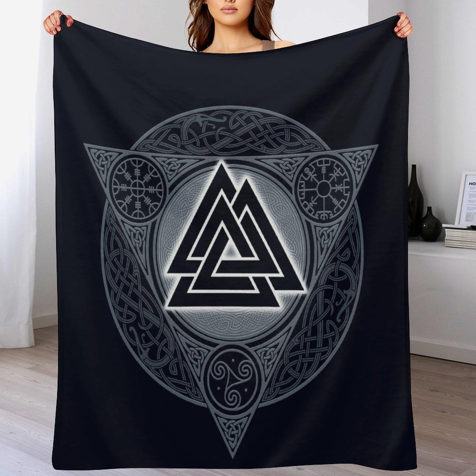 Couverture Viking grand format pour éliminer le froid du canapé