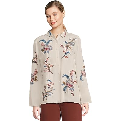 Johnny Was Vintage Button Down Shirt shell