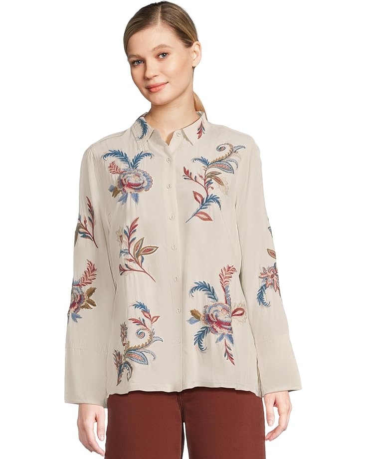 Johnny Was Vintage Button Down Shirt - Main View