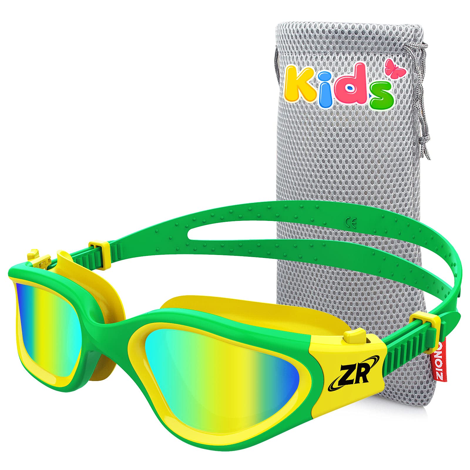 ZIONOR Gafas de natación para niños, G1MINI polarizadas/no polarizadas, cómodas, para niños, antiniebla, protección UV, gafas de natación para niñas y niños (años 3-14)