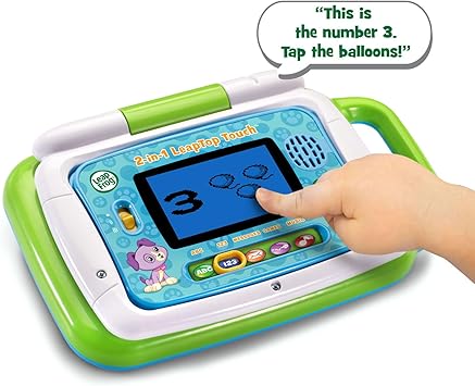 LeapFrog 2-in-1 LeapTop Touch (Frustration Free Packaging), Green
