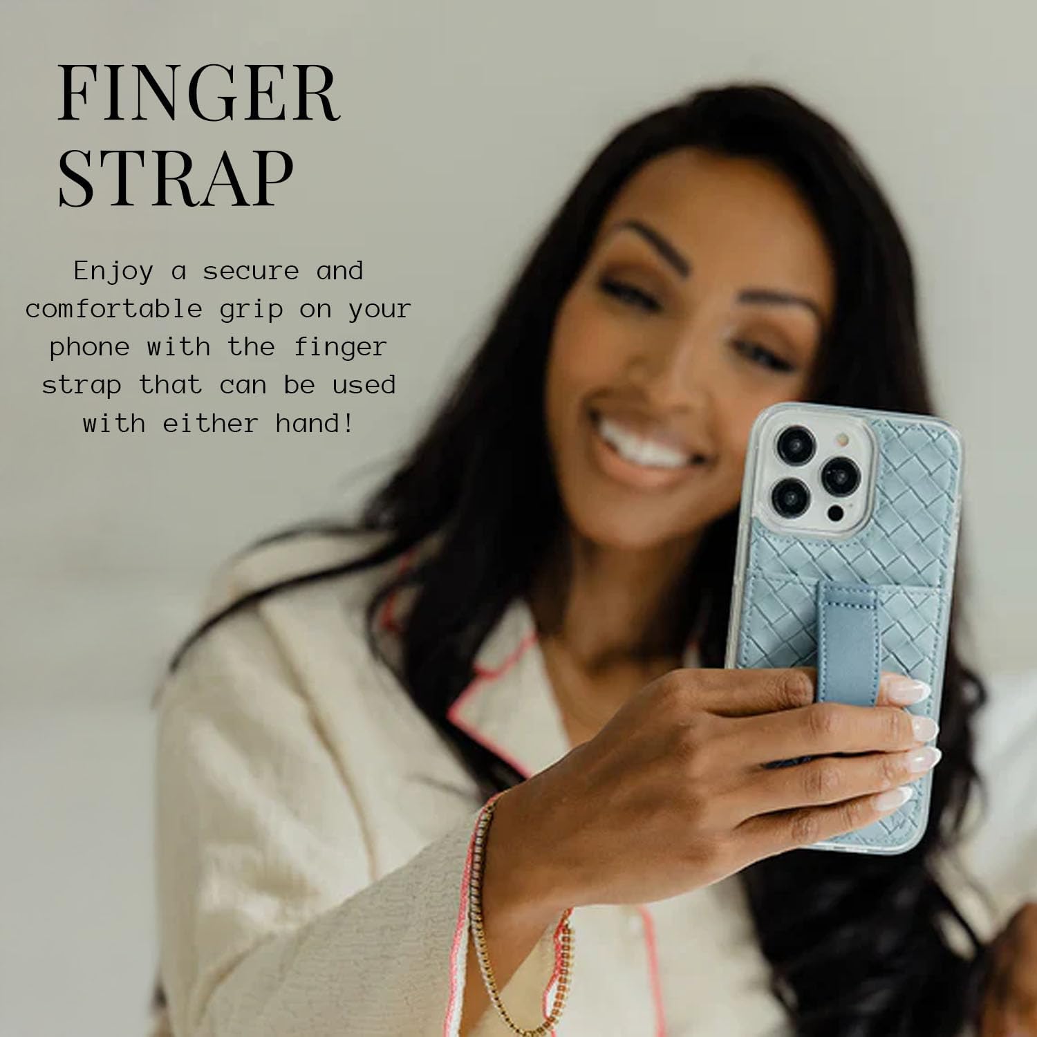 WALLI CASES for iPhone 12 Pro Max Case Aesthetic Wallet Phone Case Card Holder, Securely Holds up to 2 Cards - Cute, Trendy Phone Cover for Women, fits iPhone 12 Pro Max, with Kickstand & Finger Strap