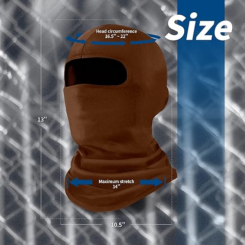 Miniatura 172 de YESLIFE Máscara de esquí, máscara facial para hombres y mujeres, esquí, snowboard, motocicleta, protección UV y protección contra el viento 6 Negro