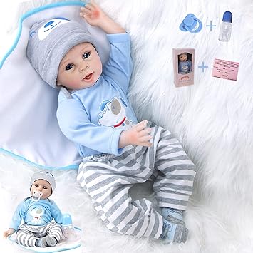 Cadeaux D Anniversaire En Vinyle Pour Les Enfants Qui Ont L Air Vraiment Boy Zhangz Poupee Reborn Pour Tout Petit De 18 Pouces Poupees Nouveau Nees Realistes Avec Les Yeux Fermes Distribucionesbatoy Poupees Jeux Et Jouets