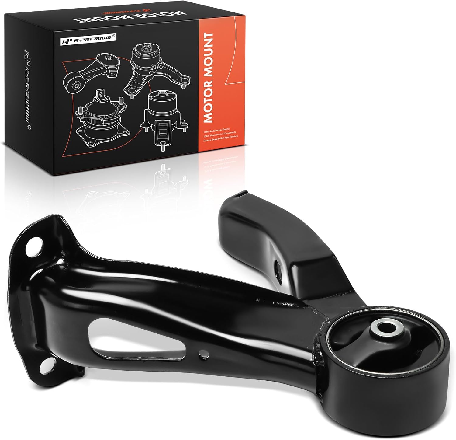 A-Premium Rear Engine Motor Mount Compatible with Jeep Compass 2007-2017, Patriot 2007-2017 & Mitsubishi Outlander 2007-2013, Lancer 2008-2015, RVR, Outlander Sport & Dodge Caliber, 2.0L 2.4L 3.0L