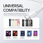 Long USB C to Type C Charger Cable 10ft, 10 Foot USB-C to C Fast Charging Power Cord 10 feet for Apple iPhone air/17/16/16e/15/15 Pro Max/Plus,iPad Pro/air/mini/ 12.9/11/10, 6/5/4/3/2/1 Generation