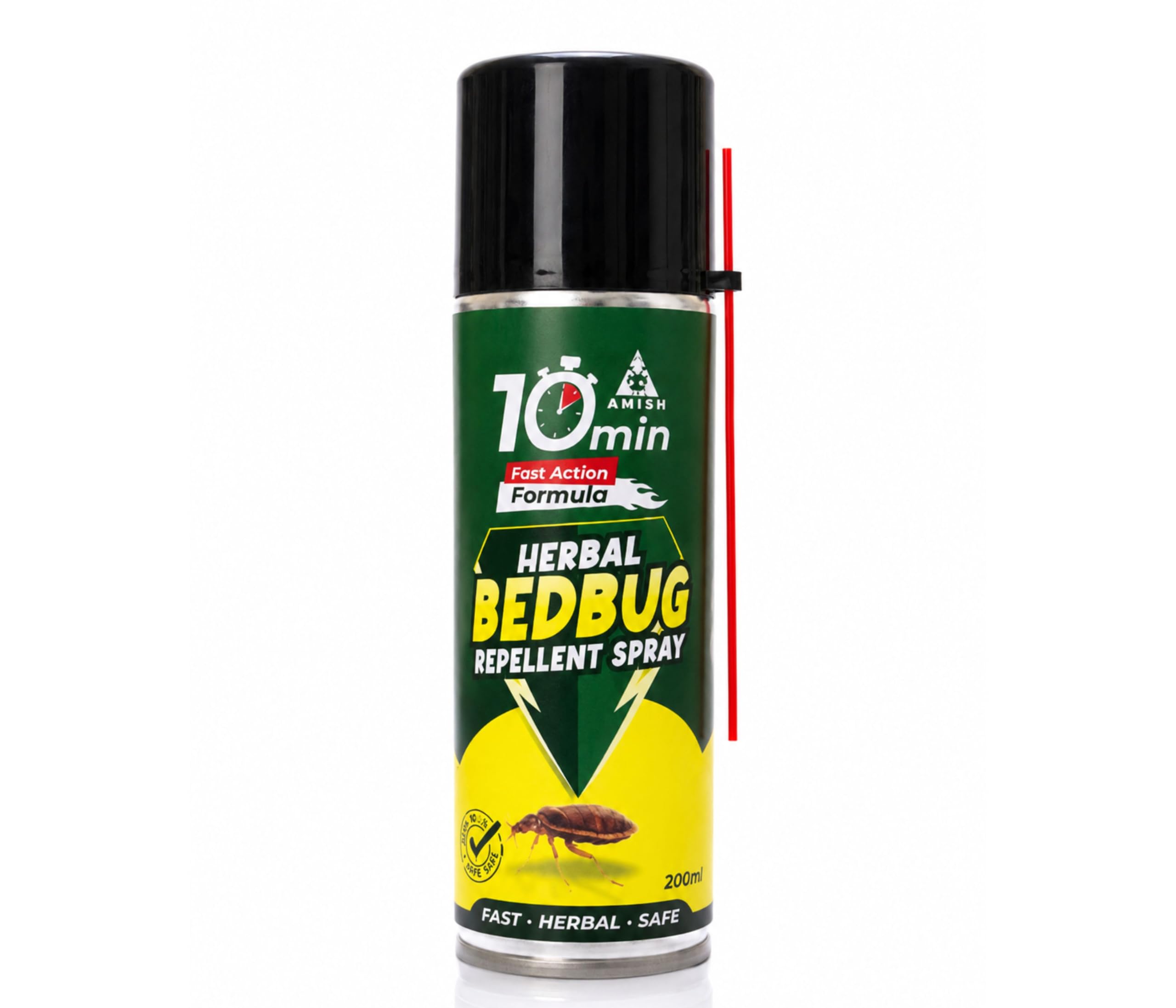 Amish Aerosol Bed-Bug 200ML Pack Of 1 Herbal Bed- Bug Spray,Ready To Use, Khatmal For Home 100% Effective For Bed-Bugs With Amish Plant Based Extract-image-44