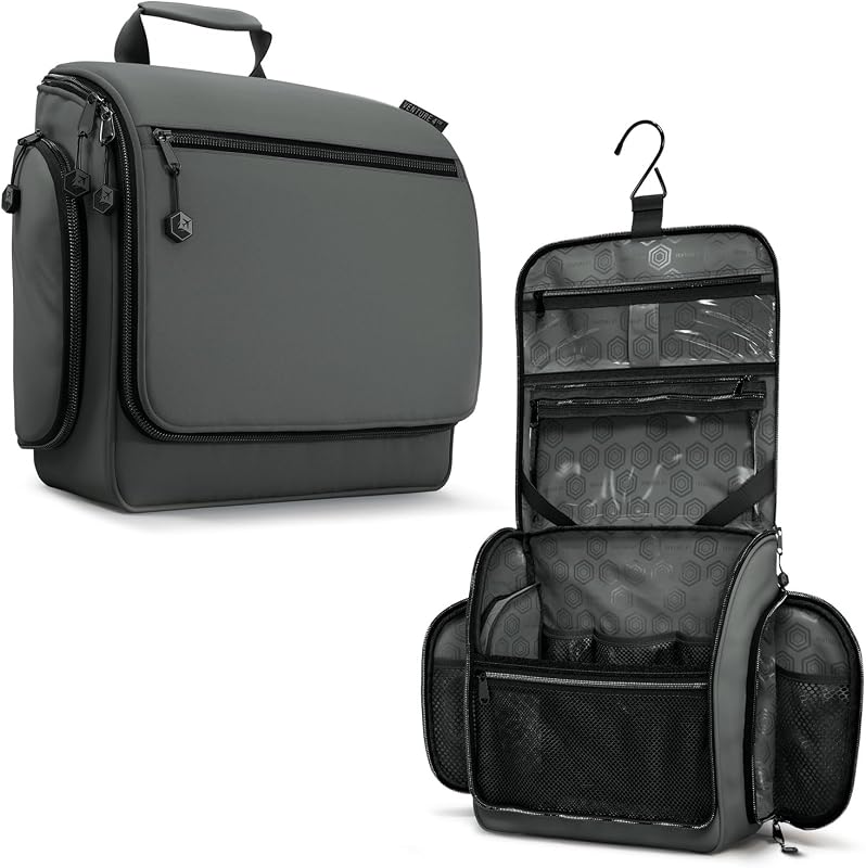 Necessaire de viagem suspensa VENTURE 4TH com 18 compartimentos, Shadow Gray