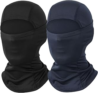 2 Pack Ski Mask Balaclava Face Mask Men Women Shiesty Masks Head Masks Full Face Cover for Sun Protection Motorcycle Helmet