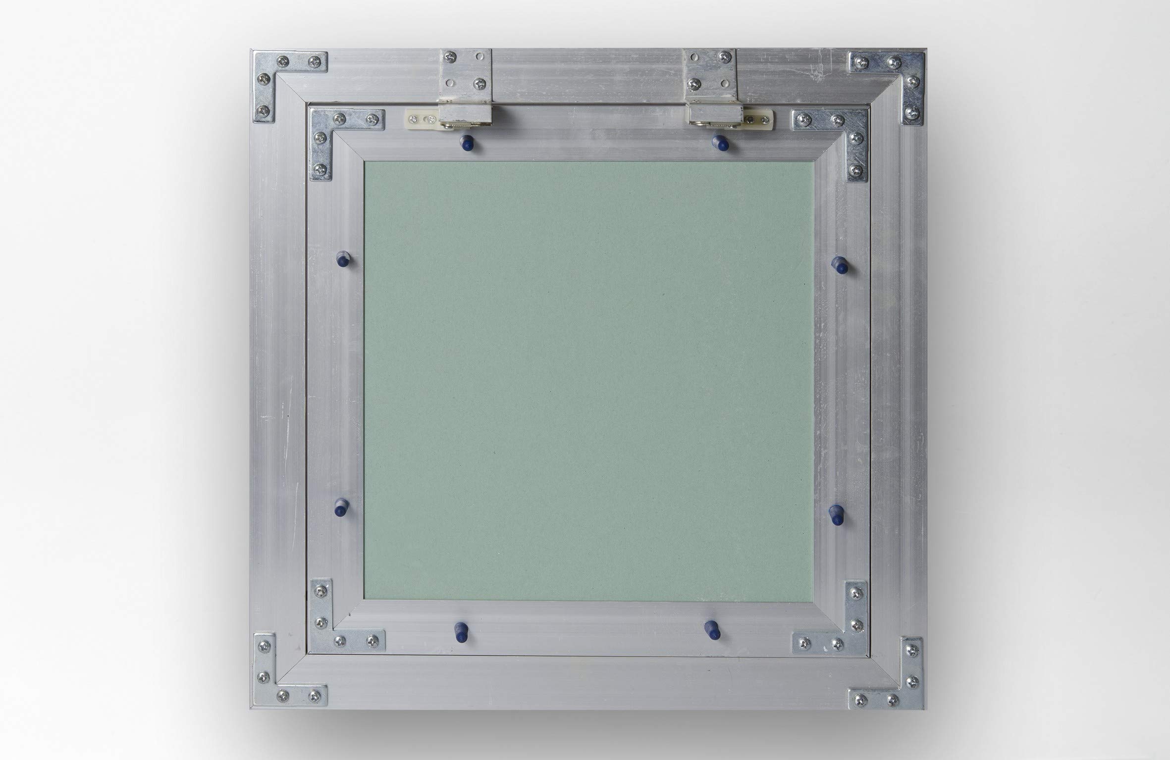 AKIFIX NAMCP04033CPDL - Jarra de inspección de cartón yeso, con marco de aluminio revestido – Doble capa de 25 mm – Tamaño estándar – 40 x 40 cm