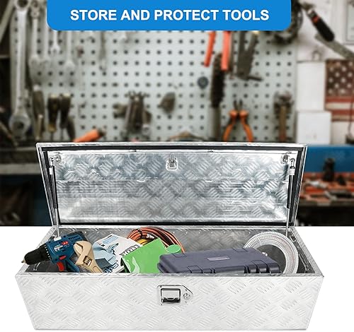 Miniatura 159 de 48 pulgadas de largo x 15 pulgadas de ancho x 15 pulgadas de alto, caja de herramientas para camioneta, caja de herramientas, almacenamiento