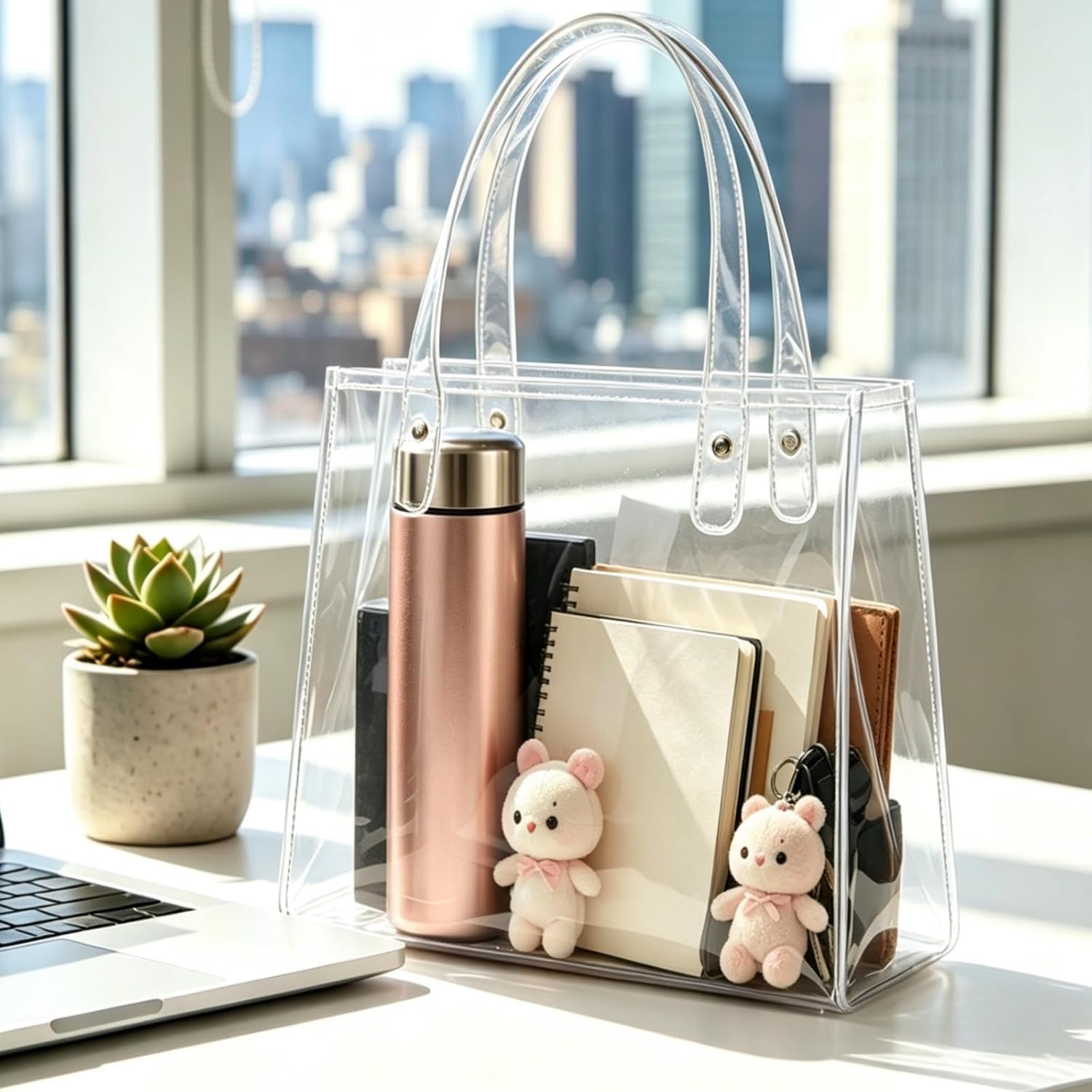 8.5oz Slim Stainless Steel Insulated Bottle with Sleeve, Small Tumbler,Mini Thermal,Small Coffee flask,Travel Mug（Rose）