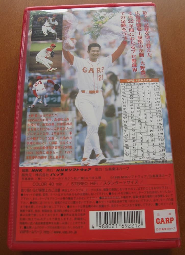 大野豊 我が選んだ道に悔いは無し [VHS] Amazon.co.jp: 大野豊 我が選んだ道に悔いは無し [VHS] : 大野豊