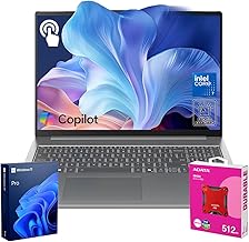 Lenovo IdeaPad Slim Business 2025 - Computadora portátil con inteligencia artificial, pantalla táctil WUXGA de 16 pulgadas, Intel Core 7 240H, 64 GB DDR5 RAM, SSD de 4 TB, copiloto, cámara web