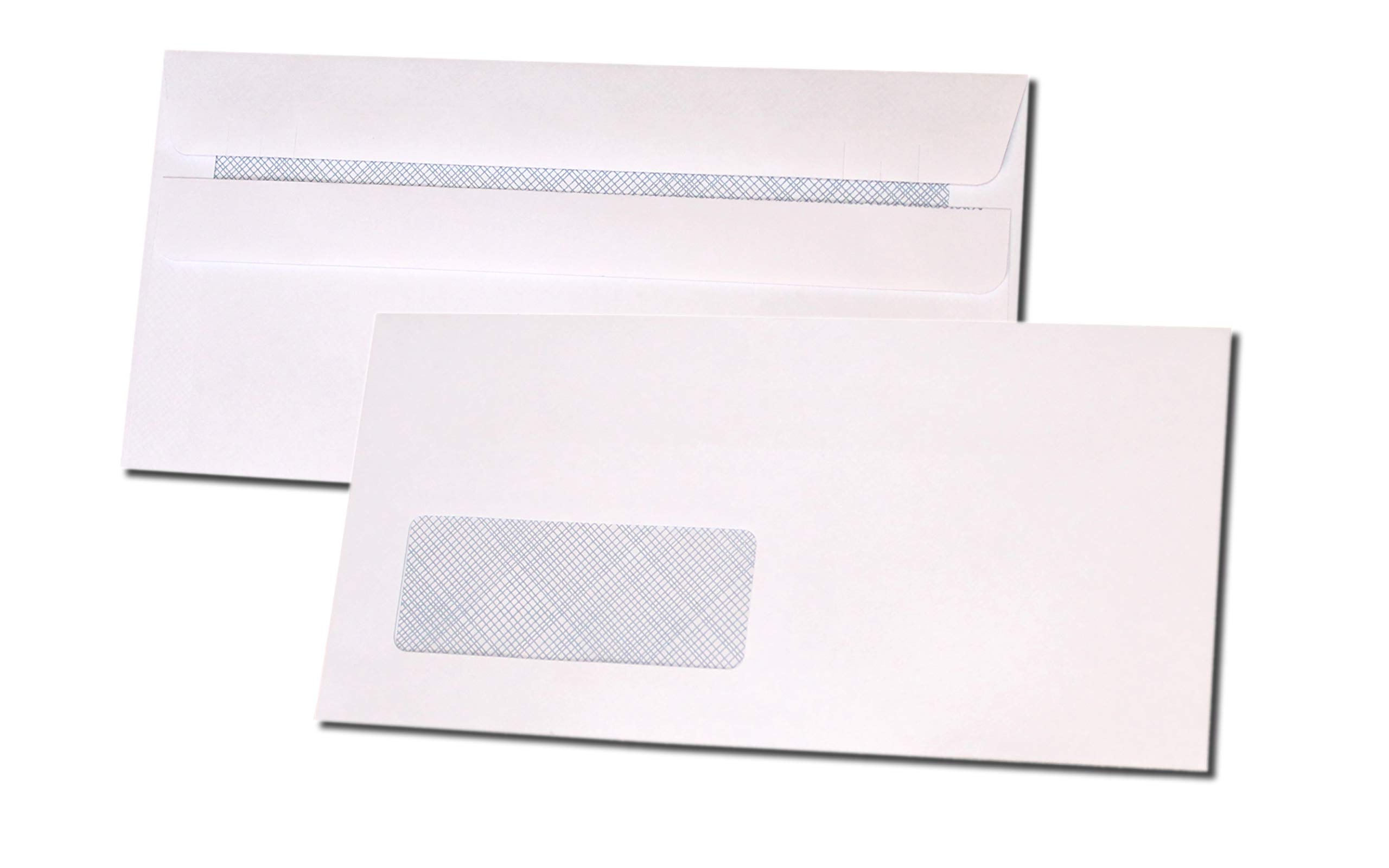DL 110x220mm 90gsm White Self Seal Envelopes (Window 35x90mm) - Pack Size 1000