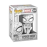 Funko Pop! Marvel: Marvel Sketched - Spider-Man - Collectable Vinyl Figure - Gift Idea - Official Merchandise - Toys for Kids & Adults - Comic Fans - Model Figure for Collectors and Display
