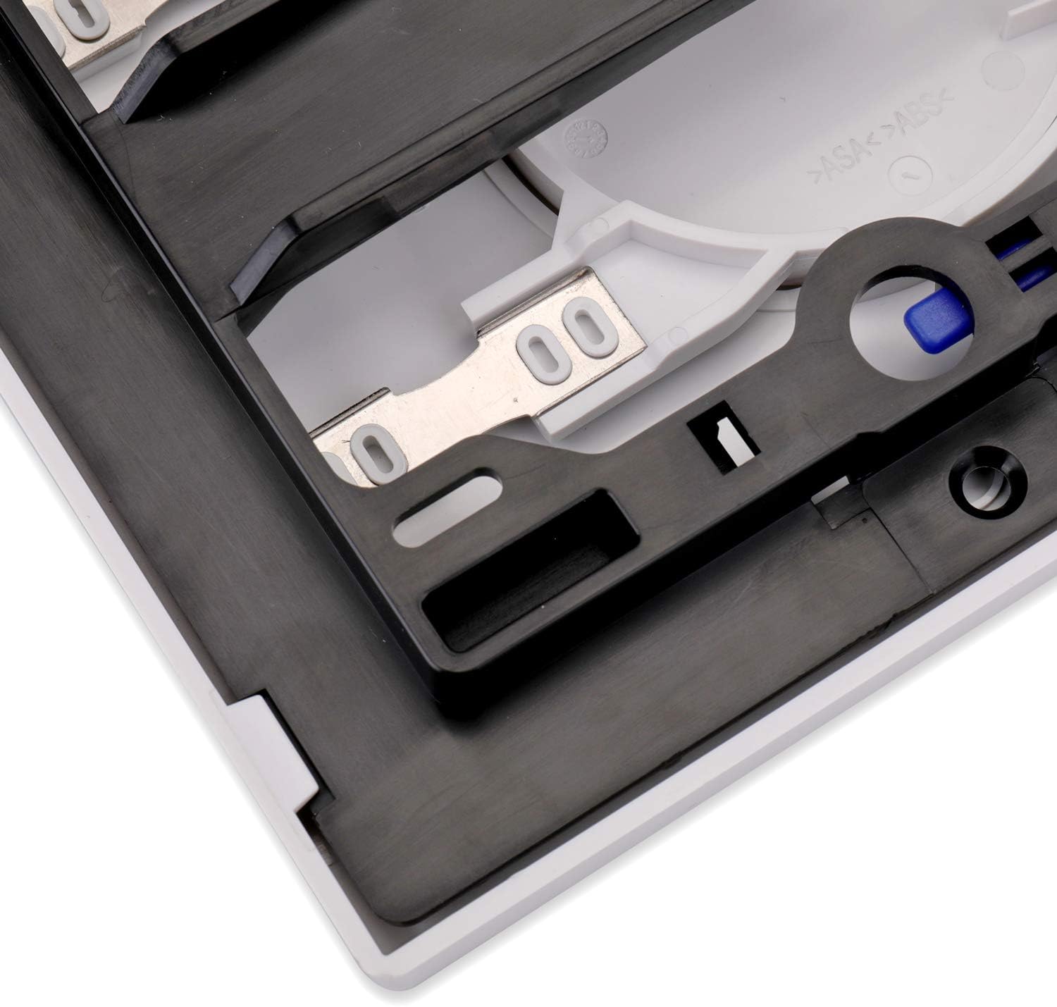 Dual-Flush Actuator Plate for Concealed Cisterns Alpine White Compatible With 115.770.11.5 Sigma01 Wall Mount Toilets Series