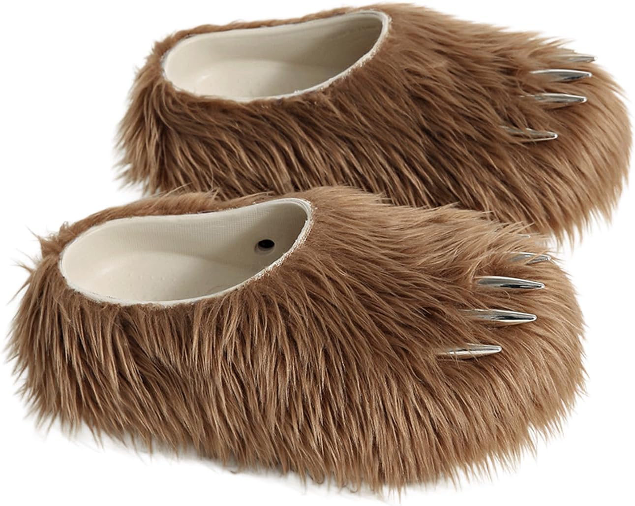 Bear Claw Slides Unisex Novelty Clogs Fuzzy Paw Fun Mules Slippers