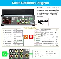 Vista 7 de Estéreo de automóvil de 6.86 pulgadas de un solo DIN, CarPlay inalámbrico y Android Auto IPS pantalla táctil con Bluetooth con cámara de respaldo