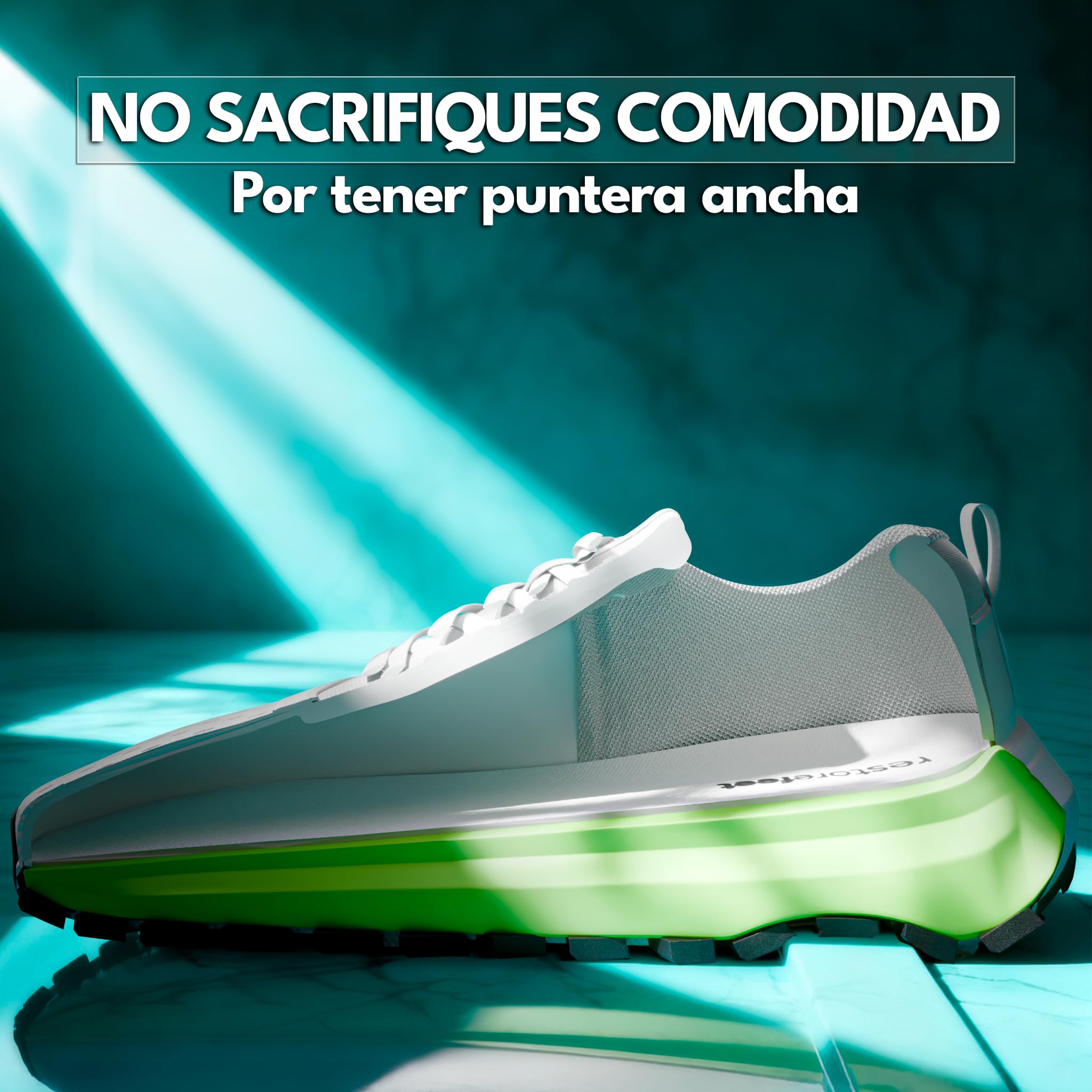 RestoreFeet Zapatillas Hombre y Mujer | Calzado Respetuoso Anatómico de Transición | Zapatillas Cómodas para Deporte y Uso Diario