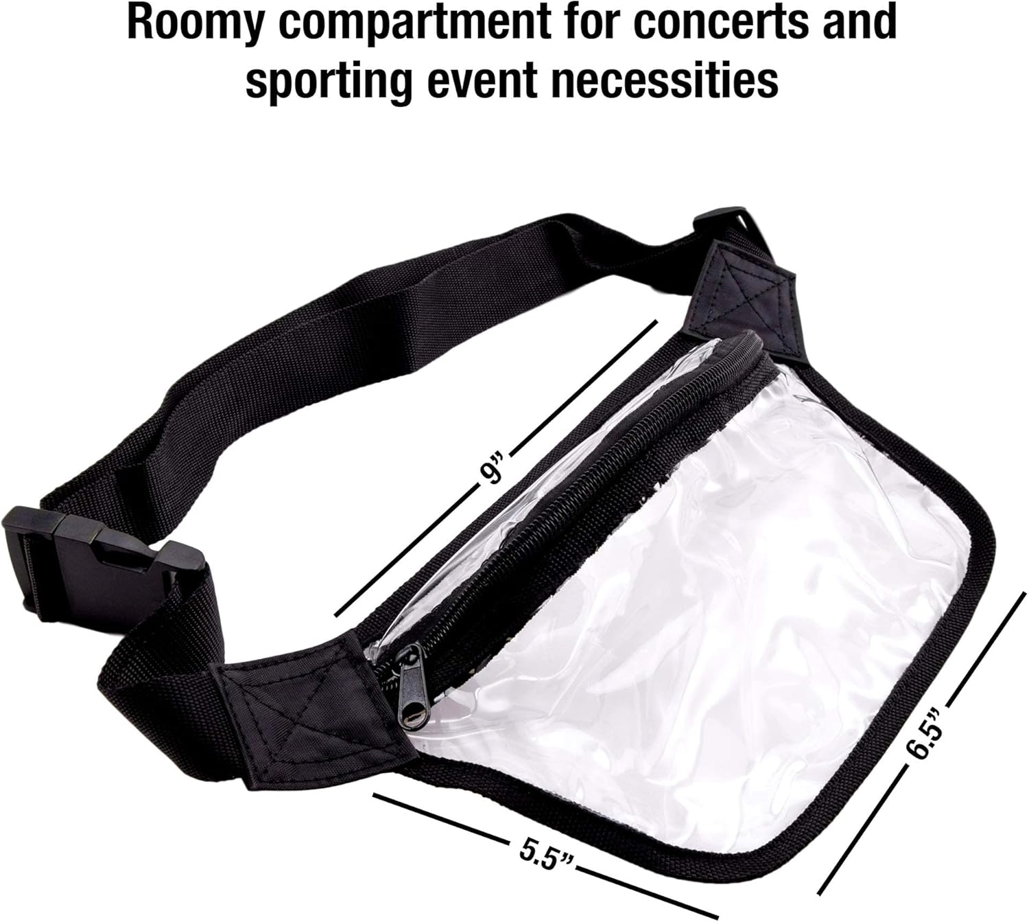 clear small fanny pack