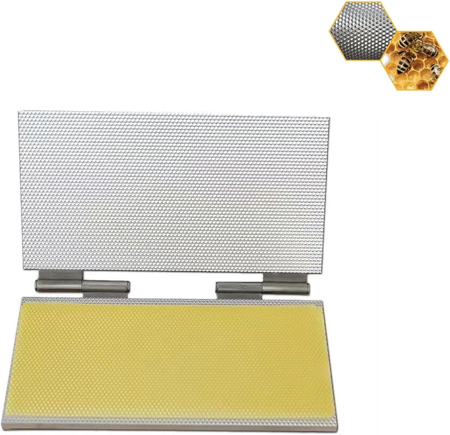 BOOZXCV Beeswax Embossing, Aluminum Alloy Casting Machine, High Precision, Fast Production for Farm Use, 220x420mm (5.4mm)