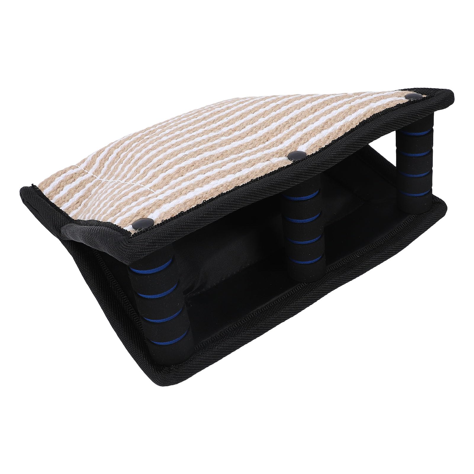 Almohada para Morder de, Juguete Interactivo de Yute Grueso para Entrenamiento y Obediencia de Perros Al Aire Libre, 1 Unidad (Negra)