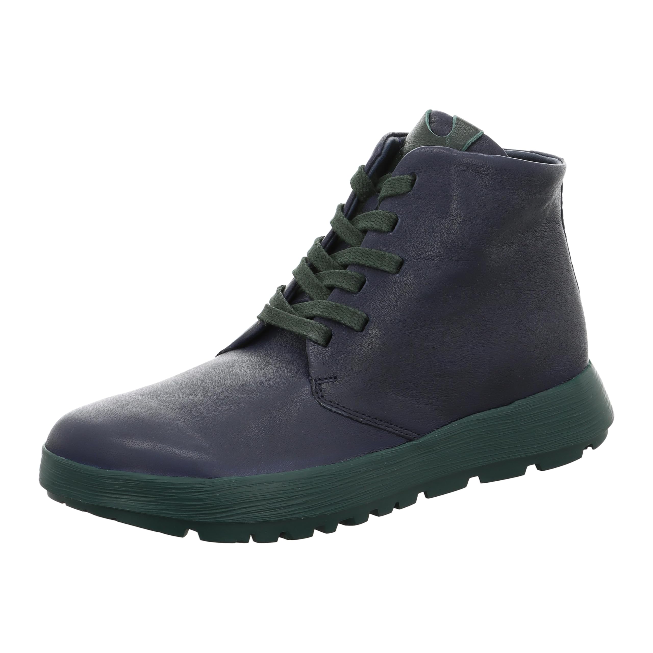 Think! Women's Comoda Chrome-Free Tanned Sustainable Ankle Boots, 8010 Navy/Estate, 36 EU