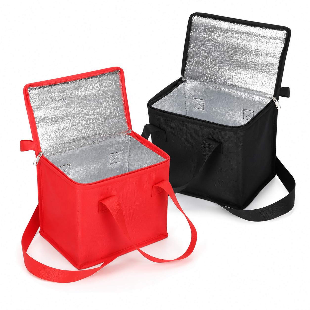 2 Pcs Small Cooler Bag, Small Cool Bags, Cooler Bag Small, Thermal Cooler Bag for Work School Travel, Office Meals and Outdoor Activities, Camping, Picnic, Beach, Bbq and Gift