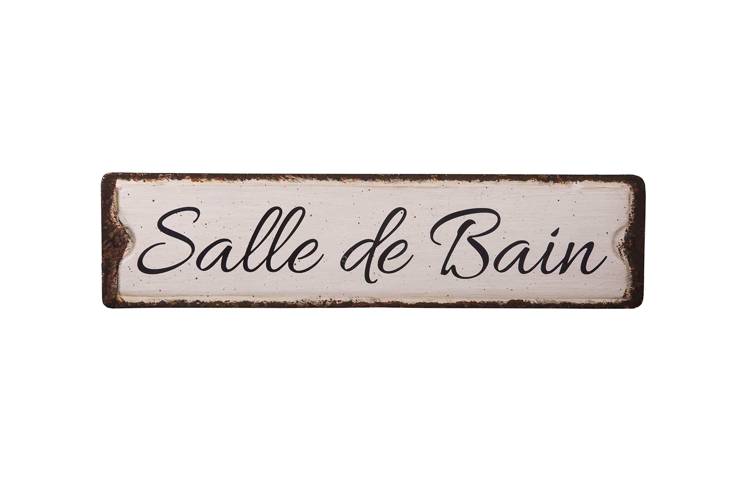 Maisonica Cream Salle De Bain Bathroom Plaque Sign 40Cm