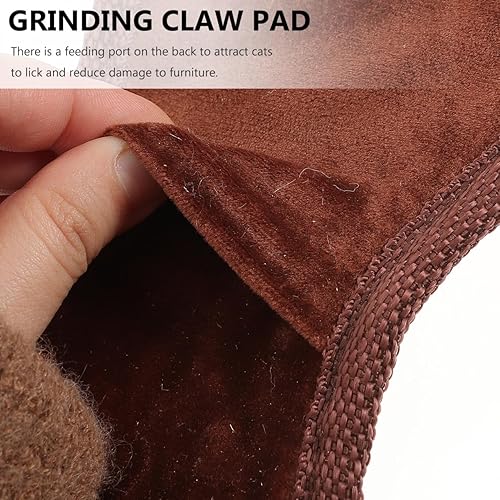 Miniatura 7 de Mipcase Alfombrilla de sisal en forma de pez, juguete de garras para gato, juguete para rascar, rascador de garra de gato, alfombrilla de alfombra