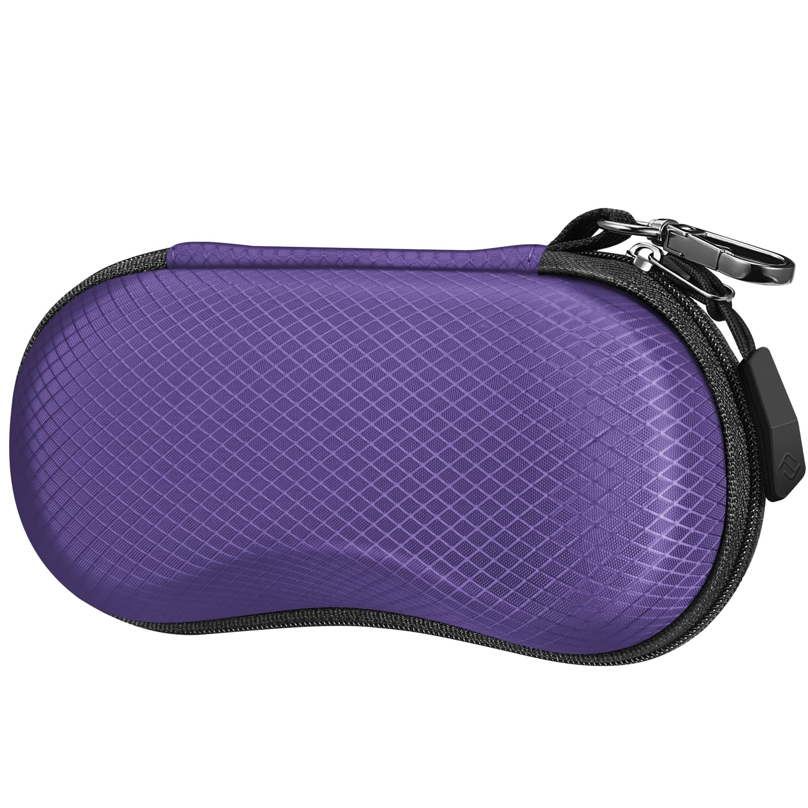 Fintie Sunglasses Case for Men and Women - Hard Shell Shockproof Sport Glasses Case - Zipper Portable Spectacle Cases with Clip