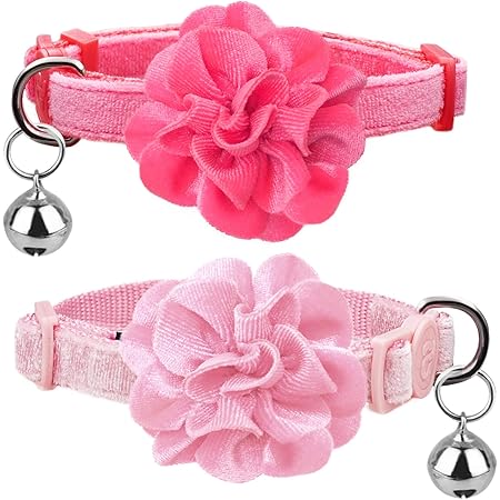 Amazon Azuza 猫 首輪 くびわ 猫用首輪 セーフティバック 安全 鈴付 リボン付 かわいい おしゃれ 2個入り ペット用品 Azuza 首輪 通販