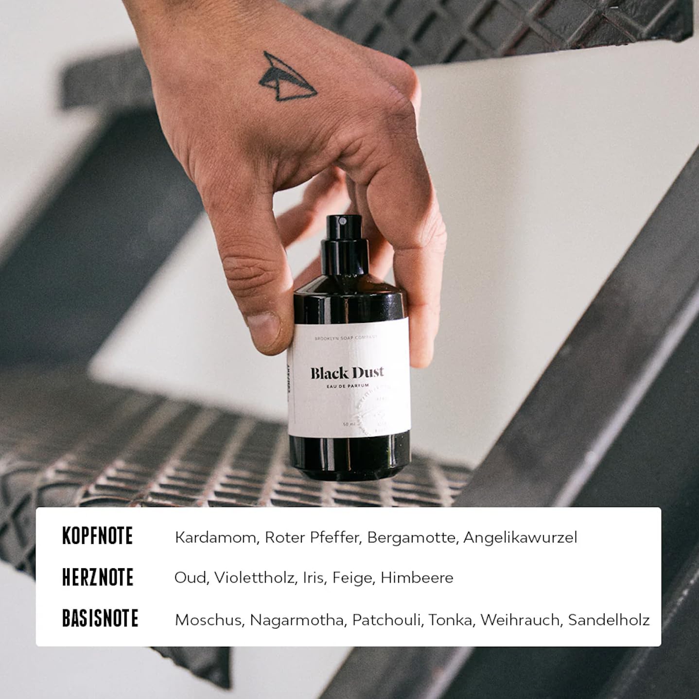 Brooklyn Soap Company Black Dust Eau de Parfum Herren - 50 ml