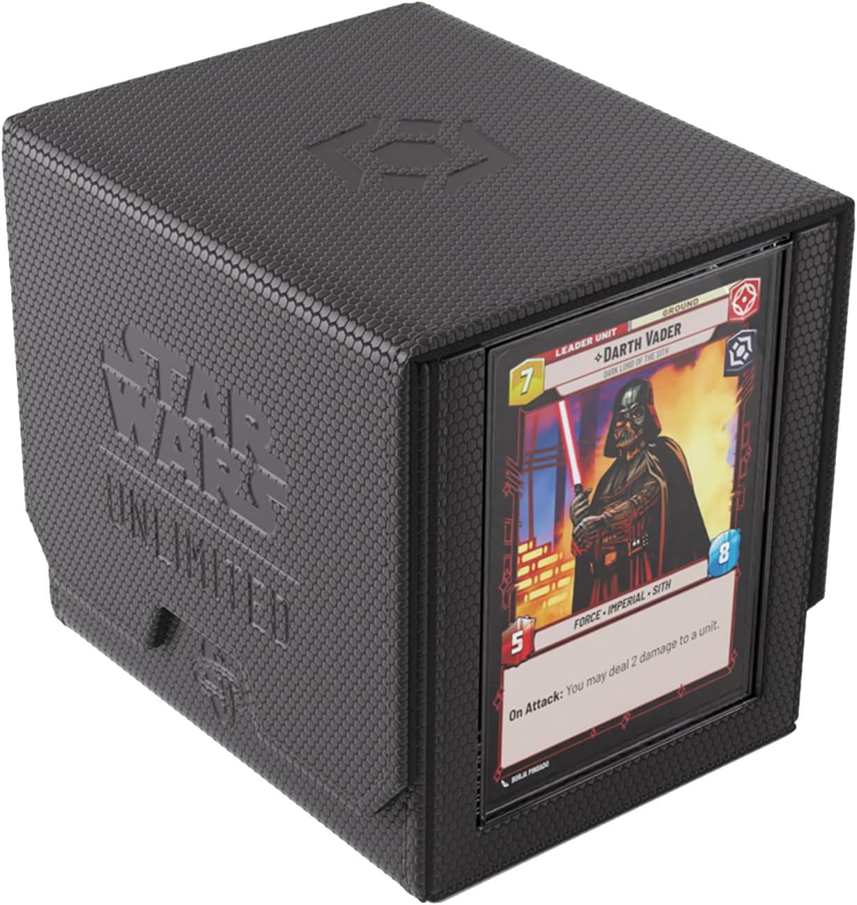 Gamegenic | Star Wars Unlimited Deck Pod - Black | Trading Card Accessory