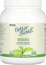 Now Foods Better Stevia Certified Organic Extract Powder 1 Lb 454 G Powder