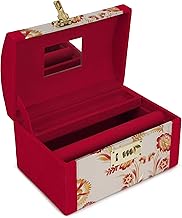 Palki Box | Heavy Duty Hard Coated Vanity Box with Lock | Multicolor Cosmetic Bangle Jewellery Storage Kit | Makeup Organizer | Durable Travel Friendly | Beauty Case for Women (Standard Size)