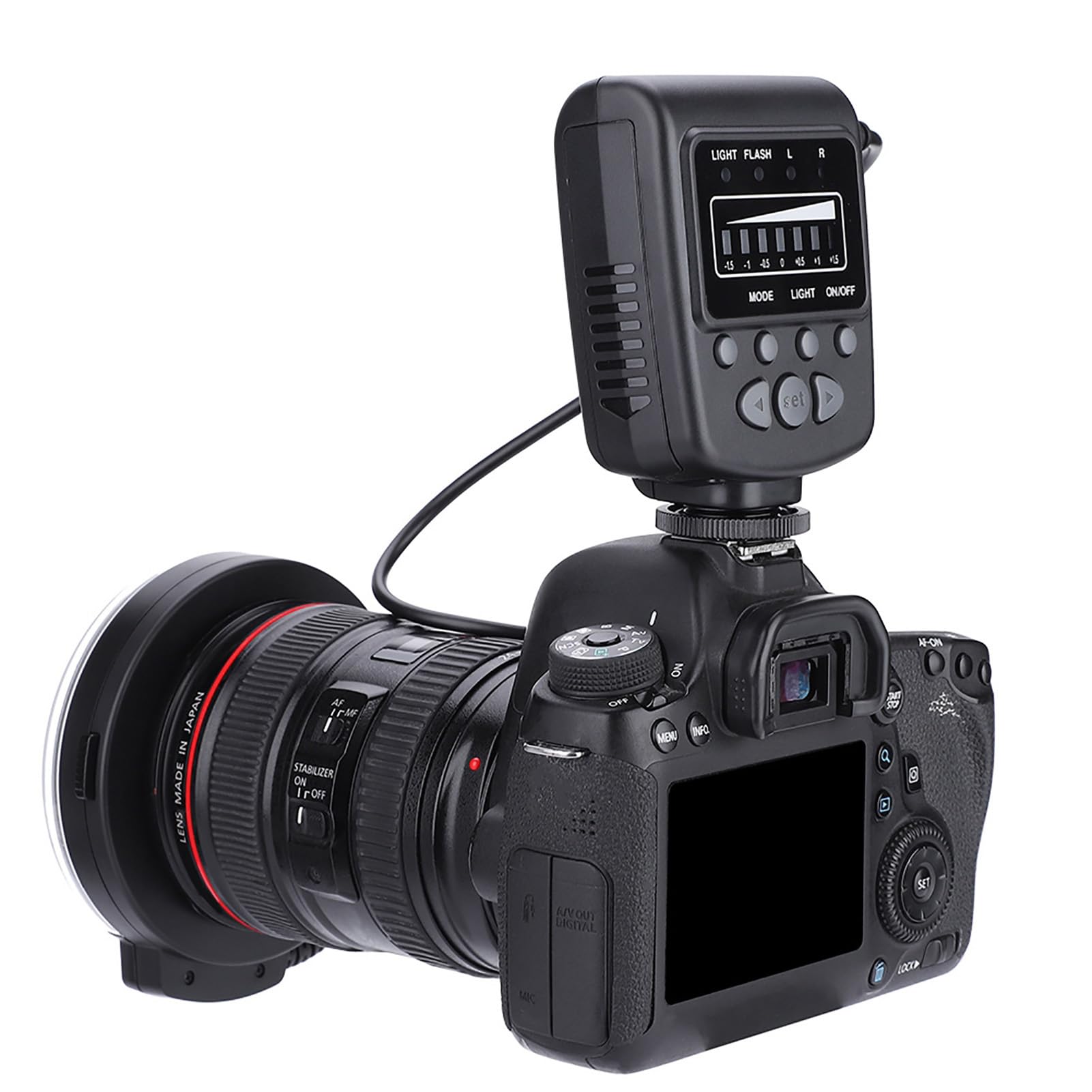Flash Annulaire pour Appareil Photo, Flash Annulaire, Portable pour Les Amateurs de Photo, Accessoires pour Appareil Photo