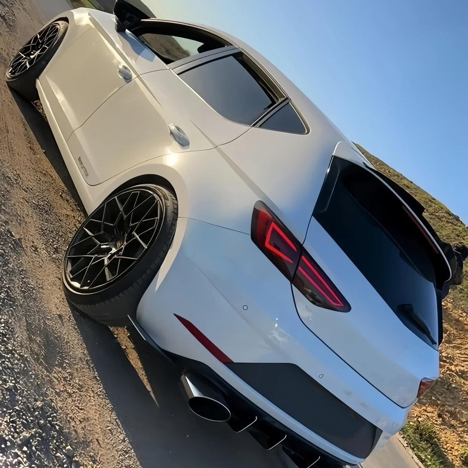Dla Seata Leon Cupra MK3.5 2017-2021 Błyszczący Czarny Tylny Spoiler Dachowy Samochodu Skrzydła Tylne Skrzydła Bagażnika Tylny Spojler Dachowy
